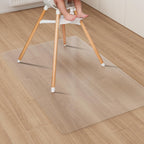 Clear Plastic Area Mat for Under Dining Table, 4'×6' Large Vinyl Area Rug