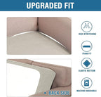 H.VERSAILTEX Super Stretch Individual Seat Cushion Covers Sofa Covers Couch - Image 6
