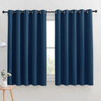 NICETOWN Thermal Insulated Moroccan Blue Blackout Curtains by NICETOWN