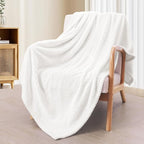 Exclusivo Mezcla Fleece Bed Blanket Twin Size, Super Soft and Warm Blankets - Image 4