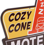 Disney Pixar Cars Cozy Cone Motel Metal Wall Sign