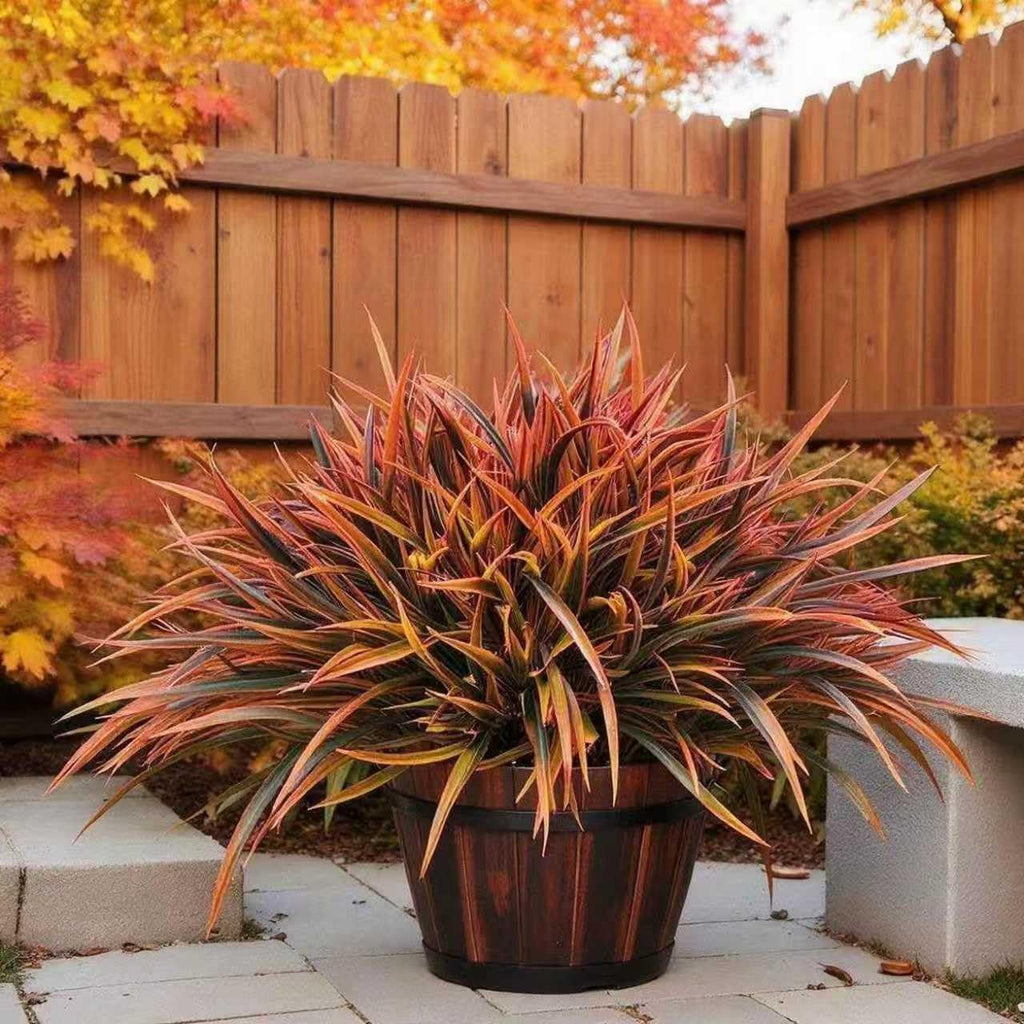 12 Bundles Artificial Greenery Outdoor Shrubs Faux Plants Fake Grasses