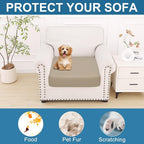 Smiry Printed Couch Cushion Covers, Stretch Soft Couch Covers - Image 7