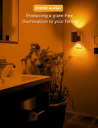 L LOHAS LED Night Light, Amber Nightlight,Dimmable Night Light,Light Sensor
