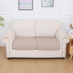 hyha Milk Silk Couch Cushion Covers, Soft Magic Sofa Covers Washable - Image 7