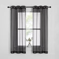 NICETOWN Sheer Curtains for Bedroom Windows, Grommet Casual Soft Voile Sheer by NICETOWN