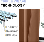 Simplebrand Ava Sun Baked Blackout Curtains - Image 5