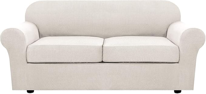 H.VERSAILTEX 3 Piece Stretch Sofa Covers by HVERSAILTEX