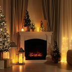 Hompavo Upgraded Flame Lights with Remote, Timer, 4-Mode Rechargeable
