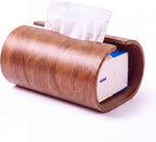 Acacia Wood Tissue Box Holder, Tissue Holder for Farmhouse Decor