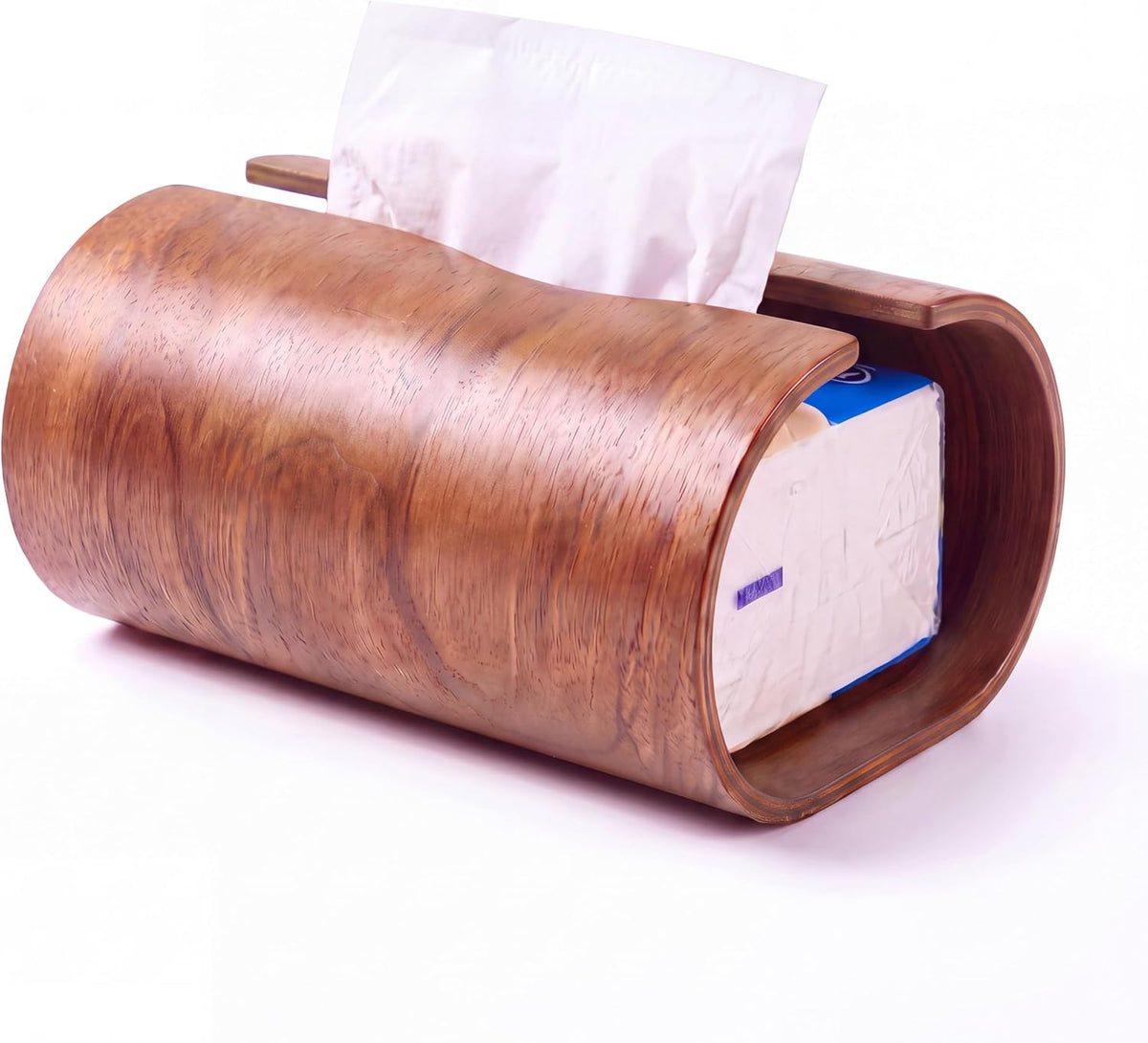 Acacia Wood Tissue Box Holder, Tissue Holder for Farmhouse Decor