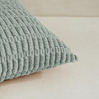 Fancy Homi 4 Packs Grey Blue Euro Decorative Throw Pillow Covers 26x26 Inch - Image 4