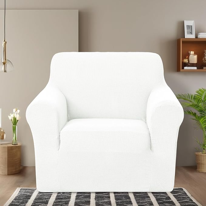 U-NICE HOME Stretch Recliner Chair Cover, Pet Friendly Armchair Slipcover - Image 2