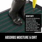 GORILLA GRIP 100% Waterproof All-Season WeatherMAX Doormat US Designed Natural - Image 4