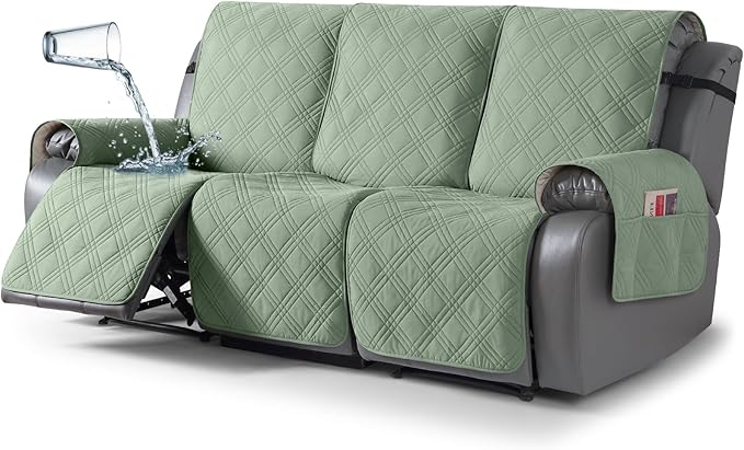 TAOCOCO 100% Waterproof Recliner Sofa Cover, Non Slip Split Couch Covers by TAOCOCO