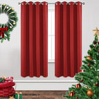 Joydeco Blackout Curtains 72 inches Long 2 Panels Set, Thermal Insulated Long by JOYDECO