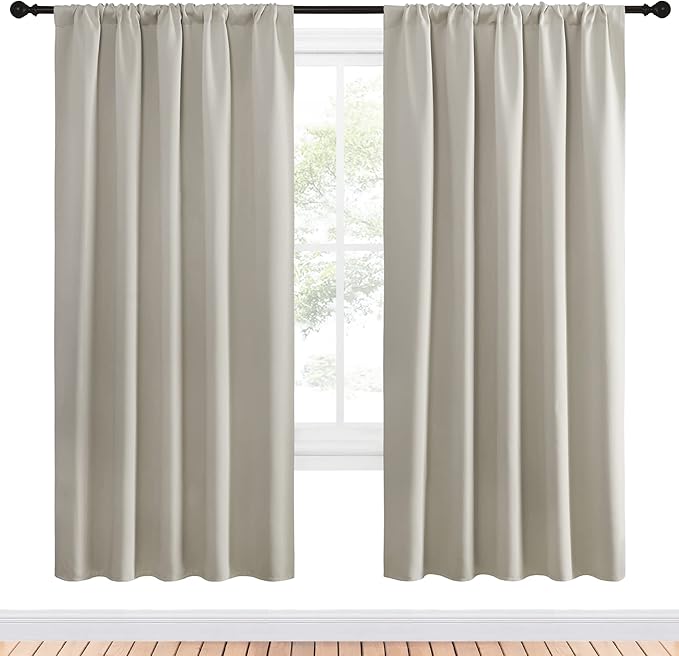 NICETOWN Blackout Curtains for Living Curtains, Room Darkening Window Curtain - Image 2