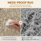 8x10 Area Rug Vintage Washable Rugs for Living Room Bedroom Nursery