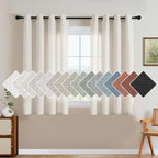 Elegant Natural Linen Blended Energy Efficient Light Filtering Linen Textured by HVERSAILTEX