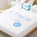 Softhour 2-Pack Twin XL Mattress Protector, Waterproof Mattress Protector