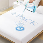 Softhour 2-Pack Twin XL Mattress Protector, Waterproof Mattress Protector
