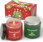Scented Candles for Men, Soy Candles for Home Scented, Candle Gifts for Men, 2 Pack Aromatherapy Candle Gift Set for Relaxing, Stress Relief & Home Decor