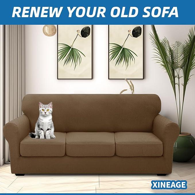 XINEAGE New 4 Pieces Couch Covers - Image 2