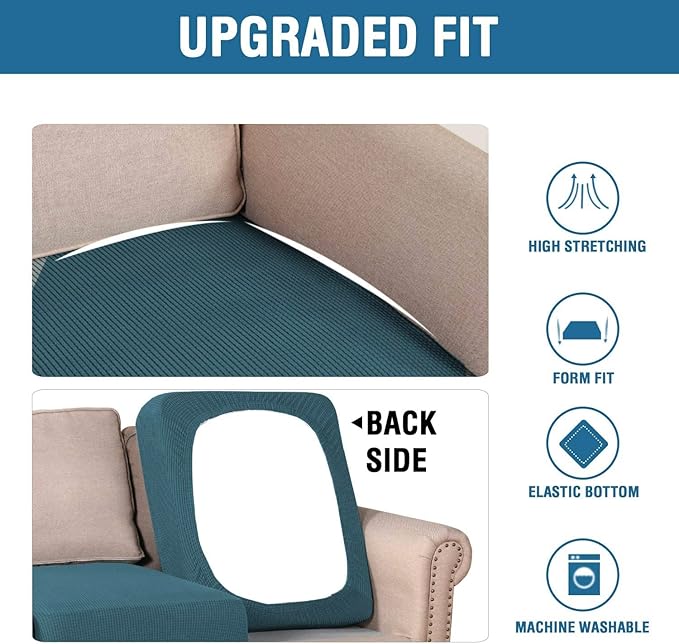 H.VERSAILTEX Super Stretch Individual Seat Cushion Covers - Image 6