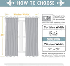 ChrisDowa Blackout Curtains 45 inches Long - Image 5