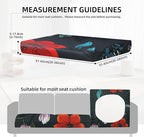 8Pcs Outdoor Cushion Covers, Patio Cushion Covers, Stretch Elastic Slipcovers - Image 2