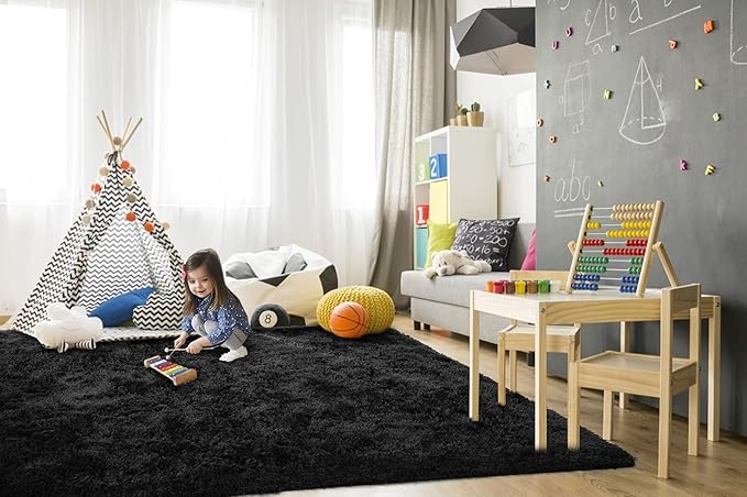 TWINNIS Super Soft Shaggy Rugs Fluffy Carpets, 10x14 Feet, Indoor Modern Plush - Image 4