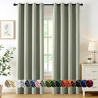 MIULEE Sage Green Blackout Curtains by MIULEE