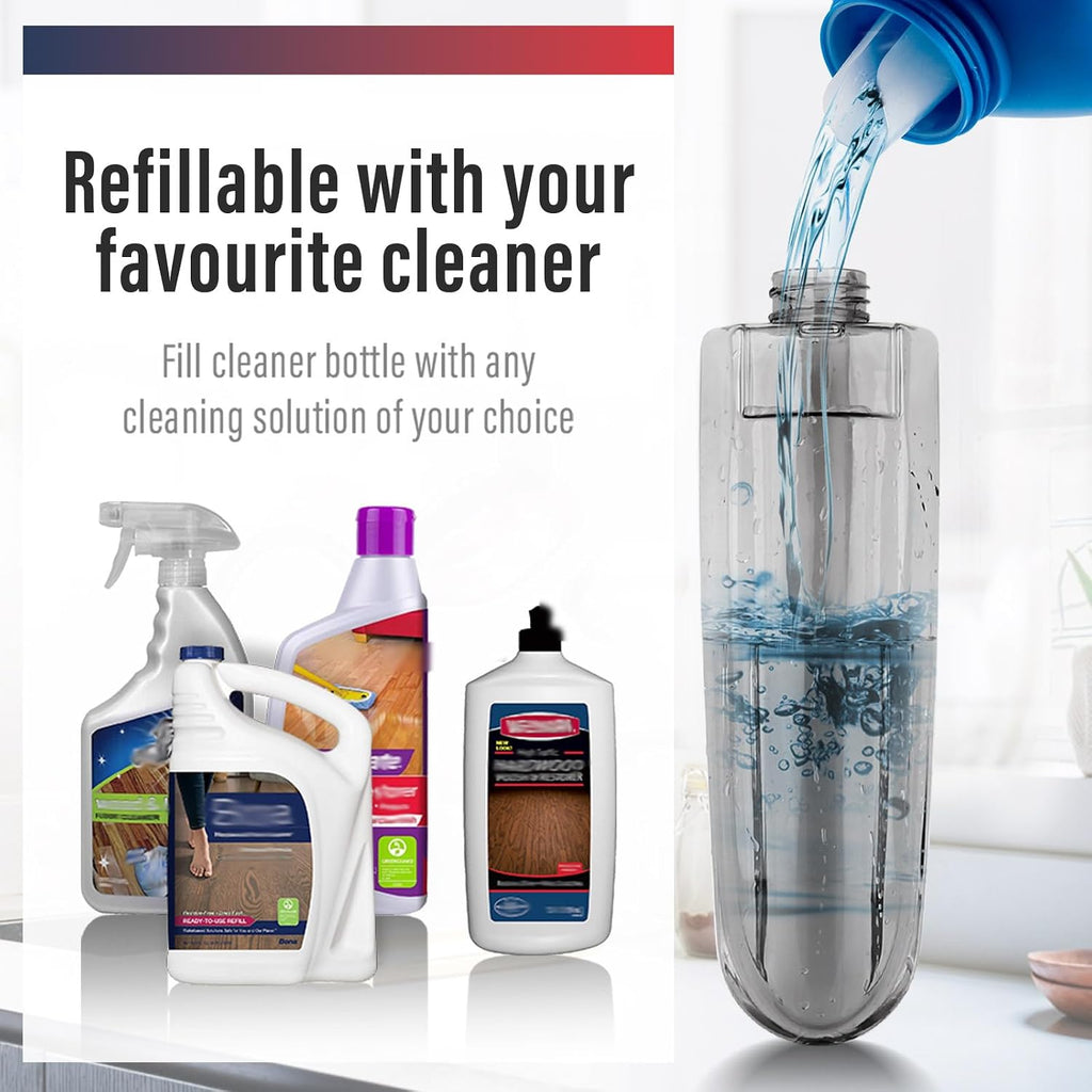 Spray Mop for Floor Cleaning, 2 Pack with Refillable Bottles & Pads