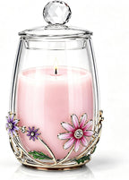 Luka Tech Butterfly Rose Design,Lavender Scented Candles Gifts for Women