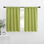 NICETOWN Kitchen Curtains, Fresh Green, Short Blackout Curtains & Drapes by NICETOWN