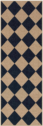 Lahome Colette Checkered Easy Jute Runner, 2x6 Kitchen Runner Rug Non Slip - Image 8