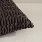 Fancy Homi 4 Packs Boho Dark Brown Decorative Throw Pillow Covers 18x18 Inch - Image 3