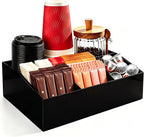 Coffee Bar Accessories, Acrylic Coffee Station Organizer Storage Box