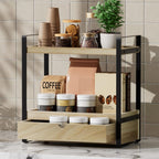 2-Tier Bathroom Organizer (Brown - New)
