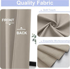 Simplebrand Ava Stone Blackout Curtains - Image 3