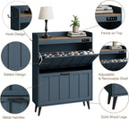 ChooChoo Shoe Storage Cabinet with 2 Flip Drawers and Deodorizer
