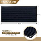Yimobra Front Door Mat Outdoor Indoor Entrance, 100% Waterproof All-Season All - Image 2