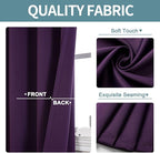 ChrisDowa Blackout Curtains 90 Inches Long 2 Panels Set - Image 3