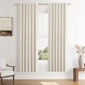 Guken 100% Blackout Curtains 72 Inch Length 2 Panels Set by Guken