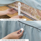4pcs Sheet Straps, Sheet Holders,Bed Sheet Fasteners Mattress Bed Sheet Fixed Clips Holder Straps Household Supplies Heavy Duty Bed Sheet Clips Holder for Bed Sheets Sofa