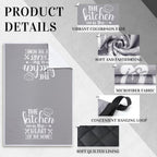 Sratte 6 Pcs Kitchen Decor Accessories Set, Kitchen, Gray
