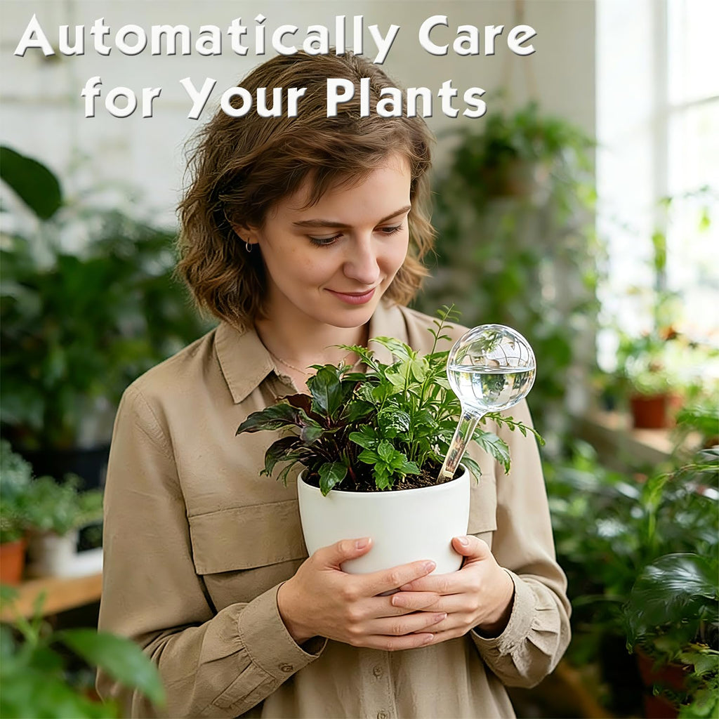 Self Watering Globes for Plants, 12cs Large Plant Automatic Watering Bulbs