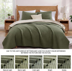 Queen Quilt-Lightweight Bedspreads Olive Green Queen Size Quilt Bedding Set