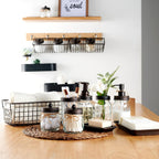 SheeChung 8PCS Mason Jar Bathroom Accessories Set Complete - Bronze