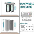 BGment Room Darkening Curtains 54 Inches Long - Image 6